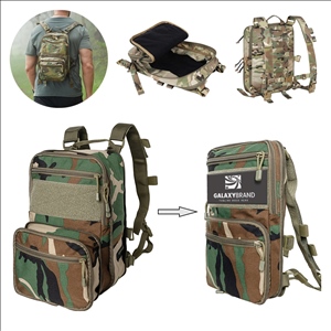 500D Nylon Modular Expandable Tactical Backpack with MOLLE System